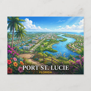 Cartão Postal Viagem para Port St. Lucie Flórida