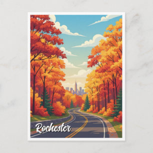 Cartão Postal Viagem para Rochester Nova York