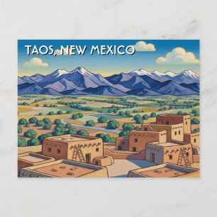 Cartão Postal Viagem para Taos Novo México