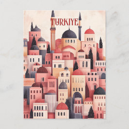 Cartão Postal Viagem para Turkiye