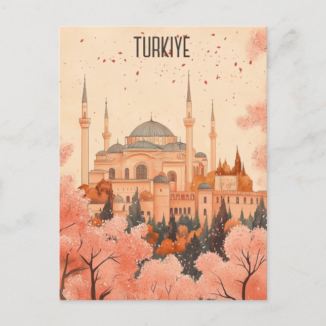 Cartão Postal Viagem para Turkiye (Frente)