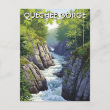 Viagem para Vermont Quechee Gorge