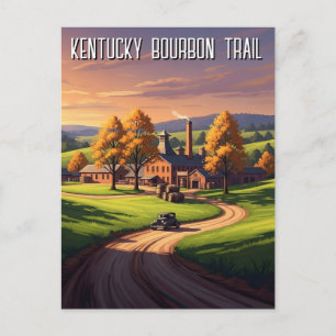 Cartão Postal Viagem pelo Kentucky Bourbon Trail