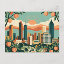 Viagem Retro Vintage Atlanta Geórgia