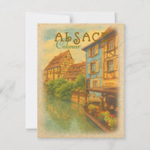 Viagem Retro Vintage - Colmar Alsácia França