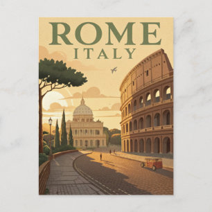 Cartão Postal Viagem Roma Antiga