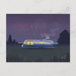 Cartão Postal Viagem Silver RV & Night Sky
