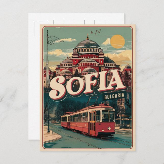 Cartão Postal Viagem Sofia, bulgária, presentes e lembranças de  (Frente/Verso)