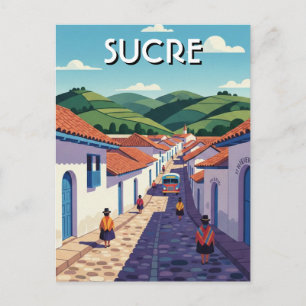 Cartão Postal Viagem Sucre Bolívia