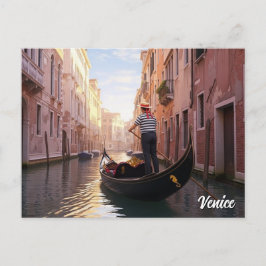 Cartão Postal Viagem Veneza Itália