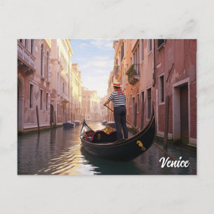 Cartão Postal Viagem Veneza Itália