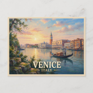 Cartão Postal Viagem Veneza Itália