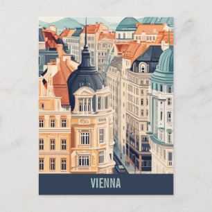 Cartão Postal Viagem Viena Áustria