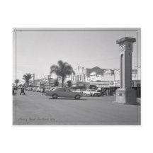 Viagem Vintage Austrália 1970 Editável