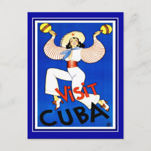 Cartão Postal Viagem Vintage Cuba
