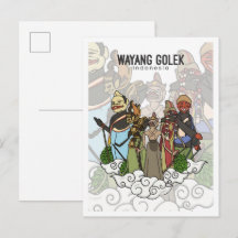 Viagem Wayang Golek Java Ocidental Indonésia