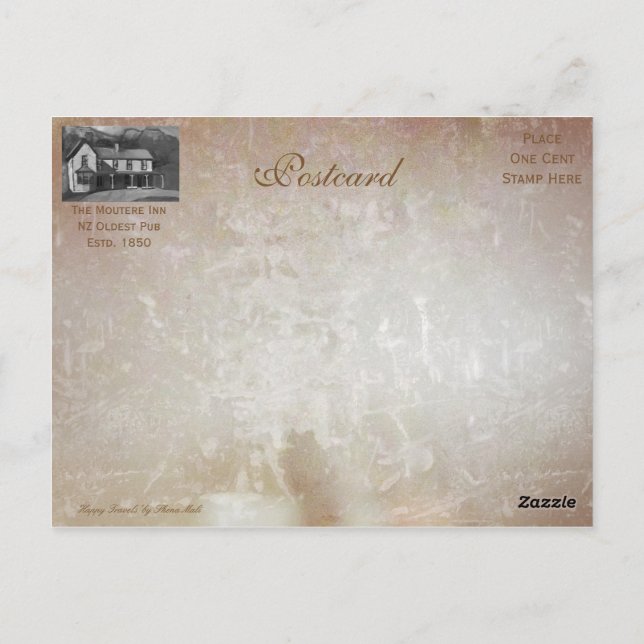 Cartão Postal viagens (Verso)