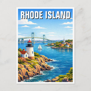 Cartão Postal Viagens a Rhode Island