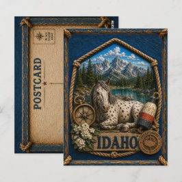 Cartão Postal Viagens Antigas em Idaho