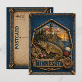 Cartão Postal Viagens Antigas em Minnesota