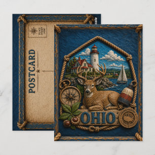 Cartão Postal Viagens Antigas em Ohio