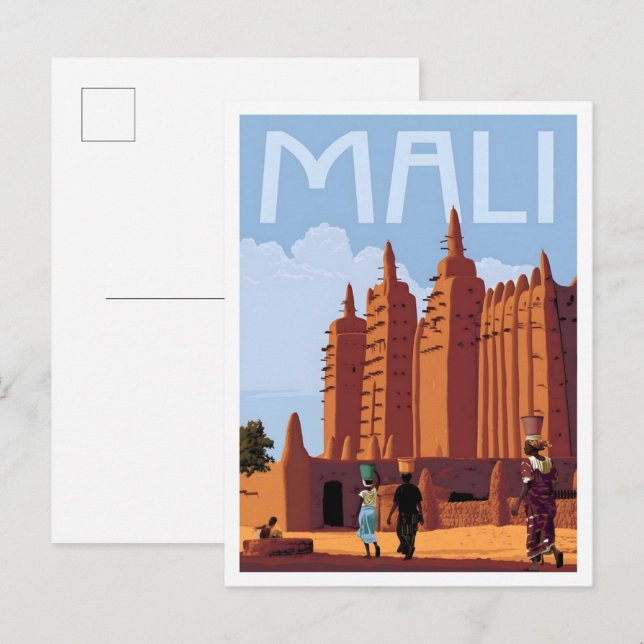 Cartão Postal Viagens Antigas Mali  (Frente/Verso)