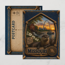 Cartão Postal Viagens Antigas no Missouri