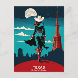 Cartão Postal Viagens ao Texas: O Espírito da Aventura