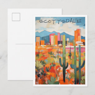 Cartão Postal Viagens de Arte em Scottsdale Arizona