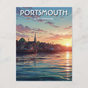 Cartão Postal Viagens para New Hampshire Portsmouth