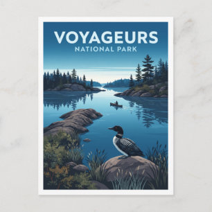 Cartão Postal Viagens Parque Nacional Voyageurs International Fa