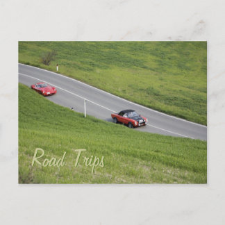 Cartão Postal Viagens rodoviárias - Veículos desportivos