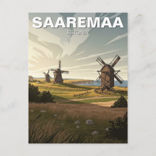 Cartão Postal Viagens Saaremaa Estônia