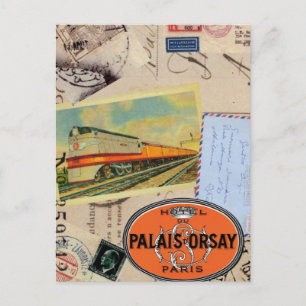 Cartão postal Viagens vintage