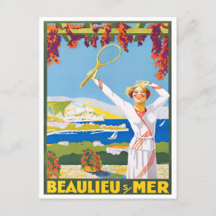 Cartão Postal Viagens vintage Beaulieu France