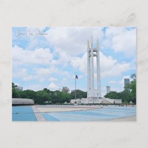 Cartão Postal Viagens vintage cidade de Quezon Filipinas