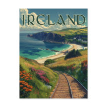 Viagens vintage costeira da Irlanda