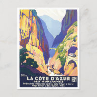 Viagens vintage Cote D'Azur France