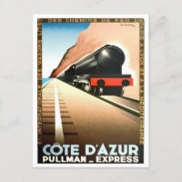 Viagens vintage Cote D'Azur France