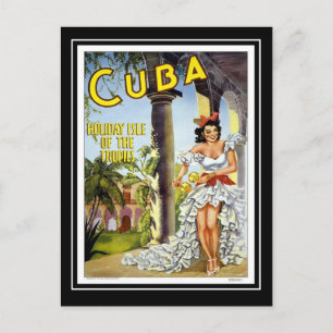 Cartão postal Viagens vintage Cuba