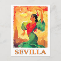 Viagens vintage da Espanha Sevilla