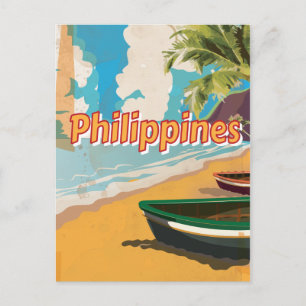 Cartão Postal Viagens vintage das Filipinas
