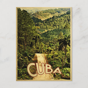Cartão Postal Viagens vintage de Cuba