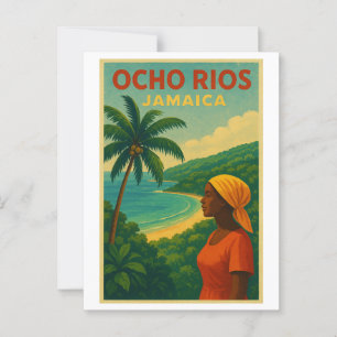 Cartão Postal Viagens vintage de Ocho Rios - Jamaica
