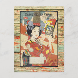 Cartão Postal Viagens vintage de Osaka Japan