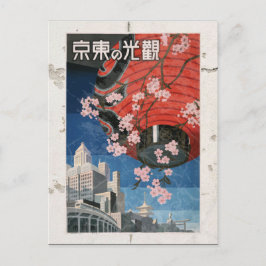 Cartão Postal Viagens vintage do Japão