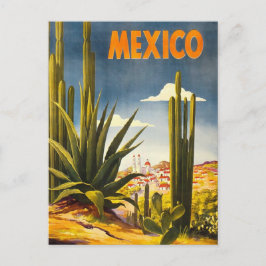 Cartão Postal Viagens vintage do México