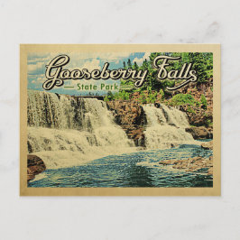 Cartão Postal Viagens vintage do Parque Estadual de Gooseberry F