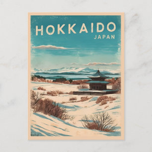 Cartão Postal Viagens vintage Hokkaido Japão Retro Cêntrico de i