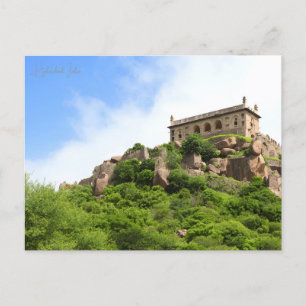 Cartão Postal Viagens vintage Hyderabad India Pakistan Férias